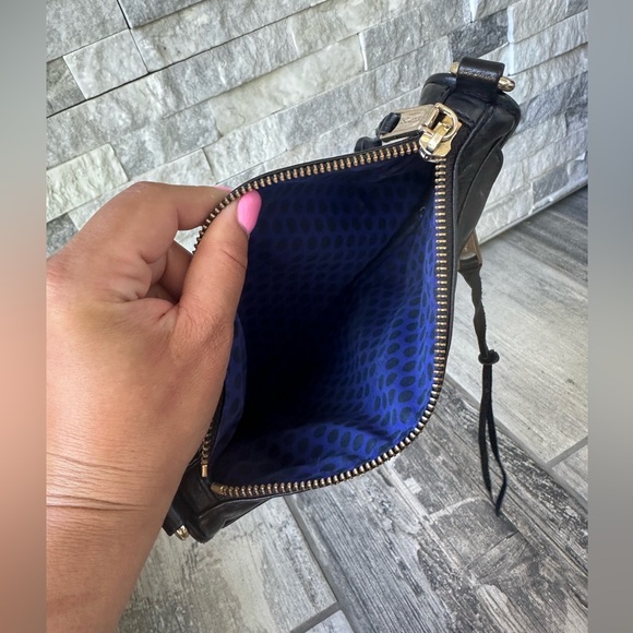 Rebecca Minkoff MAC Leather Black and Gold Handbag ONLY - Picture 8 of 17